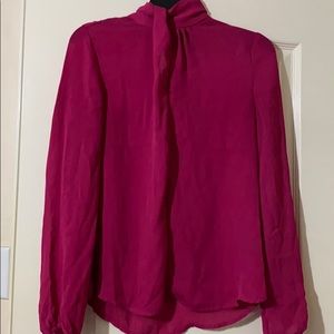 Pinkish purple blouse